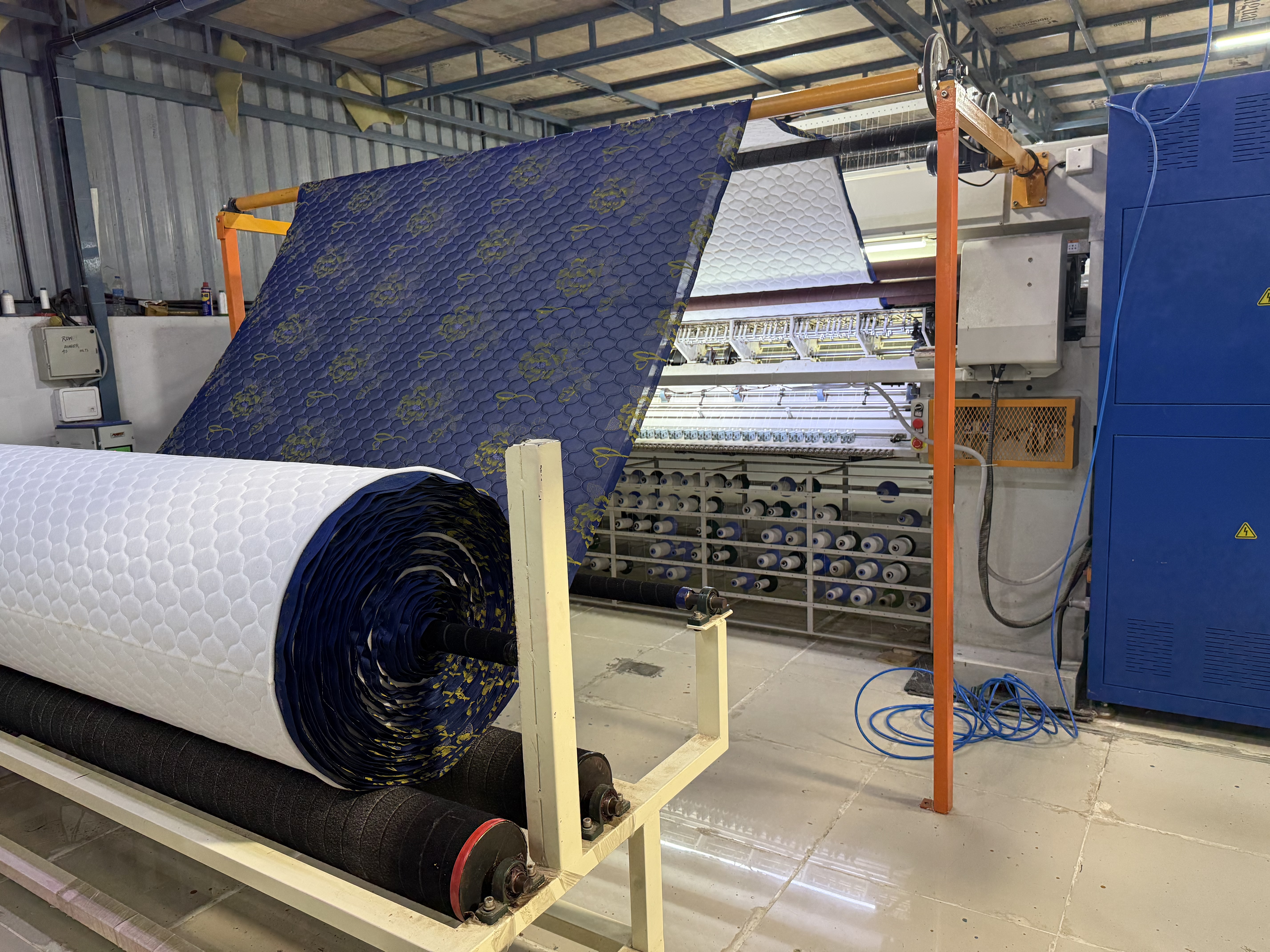 Premium foam mattress with quilted top layer